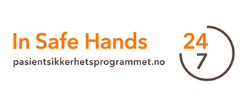Logo "In safe hands 24-7"