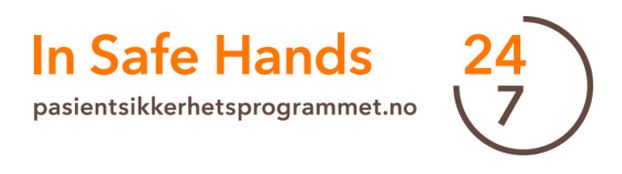 "In safe hands 24-7" logo