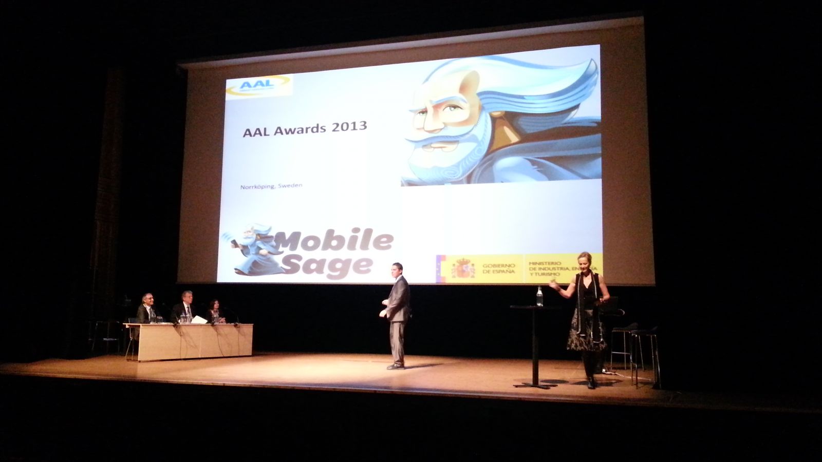 Jordi presenting MobileSage